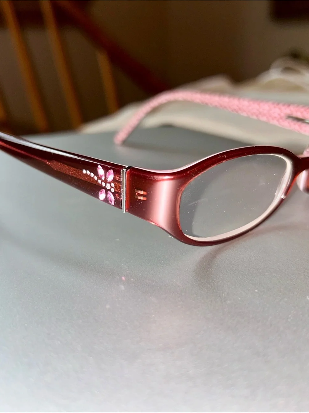 COACH Annabel 530 Burgundy 50 18 135 + .25 reader lenses w COACH case - Picture 2 of 2